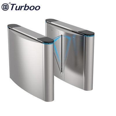 Temperature-Resistant Pedestrian Flap Barrier Gate with RFID/QR Code Sensor 5 paris