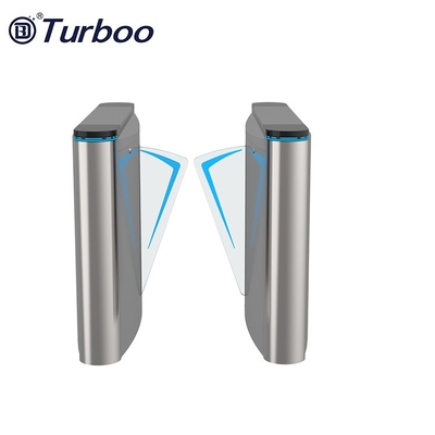 Temperature-Resistant Pedestrian Flap Barrier Gate with RFID/QR Code Sensor 5 paris
