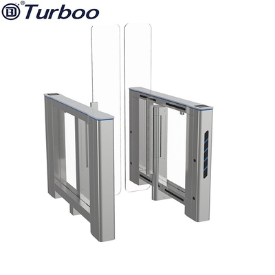 comprar Torniquete de cristal de la puerta de velocidad del control de acceso del RFID alto con la alta seguridad para el edificio de oficinas online manufacture