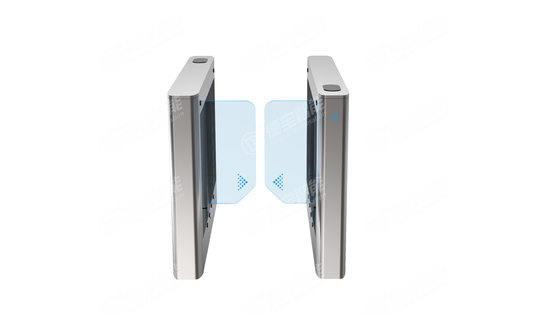 Qr Code Reader Swing Turnstile Barrier Access Control Pedestrian Barrier Gate For Housing Estate