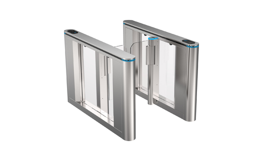comprar Torniquetes de la puerta de velocidad del torniquete de la puerta de la barrera del oscilación de la seguridad RS485 con la luz del RGB online manufacture