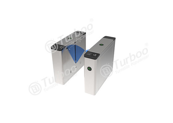 24V RFID/QR Code Sensor Pedestrian Flap Barrier Gate for Community Entrance Control