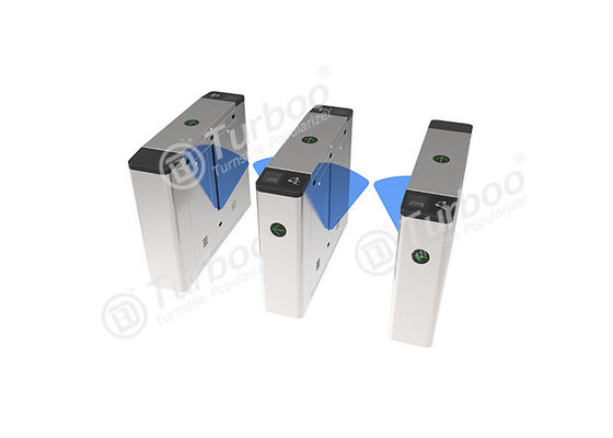 24V RFID/QR Code Sensor Pedestrian Flap Barrier Gate for Community Entrance Control