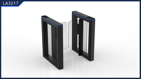 Secure Pederstrain Speed Gate for Community/Office Entrance Pass Width 600-900mm Infrared Sensor and QR Code