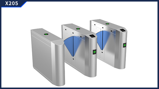 comprar Acrílico azul SUS304 de seguridad inoxidable, porta de barrera RFID IC ID CARD Sistema de control de acceso online manufacture