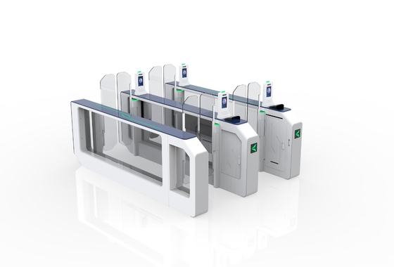 Double Identification Swing Barrier Gate with 10mm Acrylic Arm and 100-240V Input Voltage