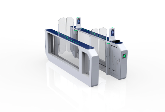 Double Identification Swing Barrier Gate with 10mm Acrylic Arm and 100-240V Input Voltage