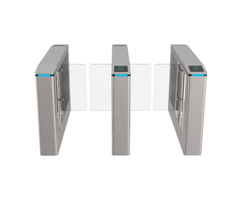 Smart QR Code Security Access Control Turnstile Gate Swing Turnstile Gate for Self Supermarket and GYM