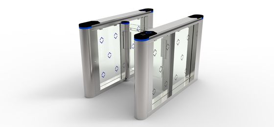 comprar control de acceso automático de la tarjeta del golpe fuerte de la puerta del torniquete de la barrera del oscilación de la anchura del paso de 600m m online manufacture