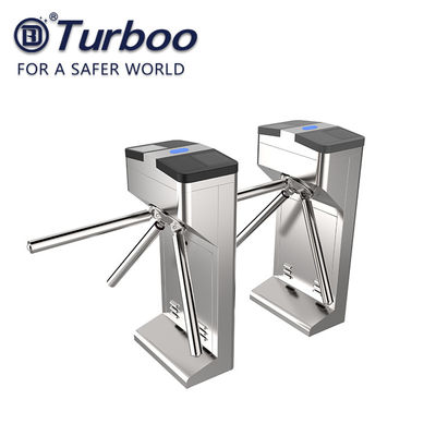 comprar Puerta peatonal de la barrera del control de acceso/lector de tarjetas vertical del torniquete RFID del trípode online manufacture