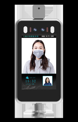 comprar No entre en contacto con la detección de la fiebre del infrarrojo del termómetro del reconocimiento de cara 0.3S online manufacture