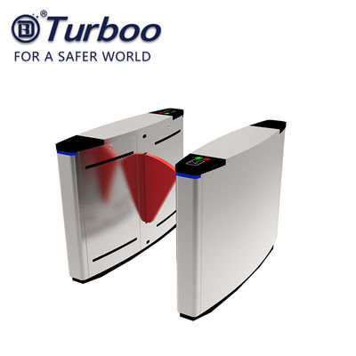 comprar Puerta peatonal retractable ancha de la barrera del paso 900m m con los bafles de cuero suaves rojos online manufacture