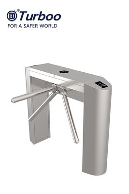 comprar sistema del control de acceso del acero inoxidable de la altura 304 de la cintura de la puerta del torniquete del trípode de 24V 50W online manufacture