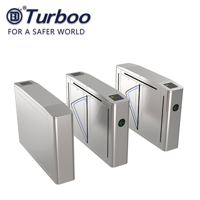 comprar Puerta de barrera de aleta de alta velocidad de 1,5 mm de acero inoxidable integrada 5 pares de sensores infrarrojos online manufacture