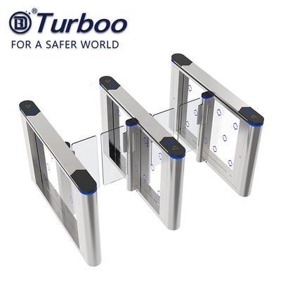 comprar Torniquete automático de la barrera del oscilación del acero inoxidable con el torniquete de la puerta del boleto del lector de tarjetas online manufacture