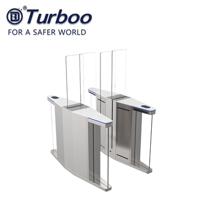 comprar Puerta de desplazamiento sin cepillo de la aleta de 30 vatios de la barrera del control de acceso de alta velocidad del torniquete online manufacture
