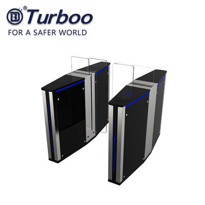 comprar Torniquete de desplazamiento automático de cristal moderado de gama alta de la puerta de la barrera de la hoja SUS304 para el control de seguridad peatonal online manufacture