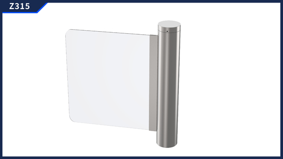 Puerta oscilante de vidrio templado para supermercado con ancho de paso 600-900mm - Z315 de gama alta para la mayoría de las escenas - RFID - Integrado con huella digital de reconocimiento facial Tarjeta de identificación para sus solociones