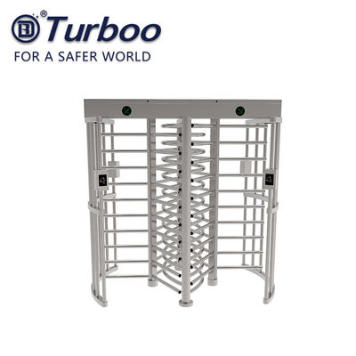 Puerta completa completa 24V de la altura torniquete/SUS304 de la altura del reconocimiento facial del código de barras del RFID