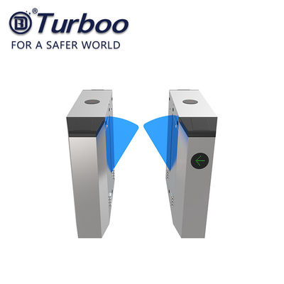 Sistema biométrico del control de acceso de la aleta del torniquete retractable durable de la barrera