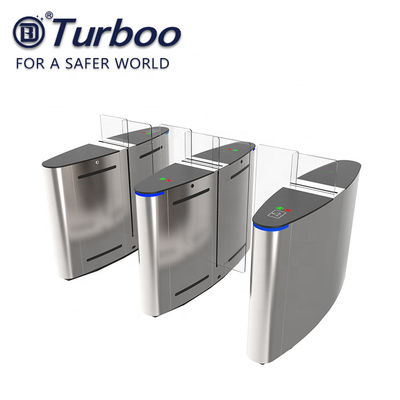 Torniquete de puerta corredera B608 Control de acceso de seguridad de media altura de acero inoxidable