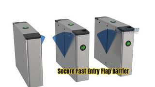 Ver demostración de diseño automático retráctil de puerta de barrera con solapa de 3 pares de fábrica de oficina Y248