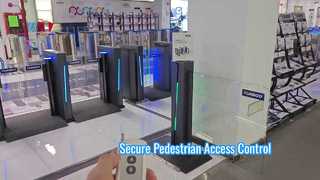 Puerta abatible de control de acceso peatonal Z312 para gimnasio de supermercado