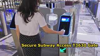 Nuevo producto T3630 Control de acceso peatonal para Metro Metro Swiping Ticket RFID